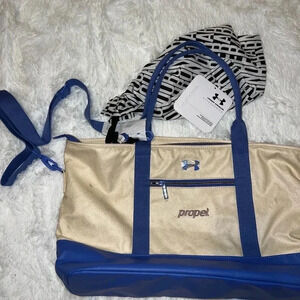 NWT Under Armor x Propel Gym Bag / Duffle Bag tote Lavender Blue